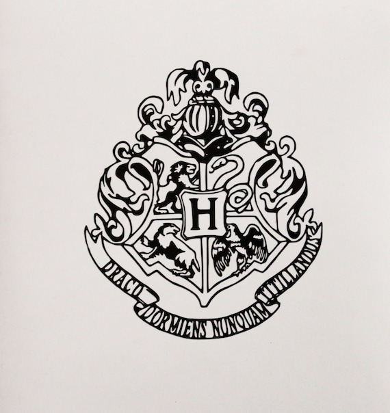 Hogwarts House Crest Vinyl Decal