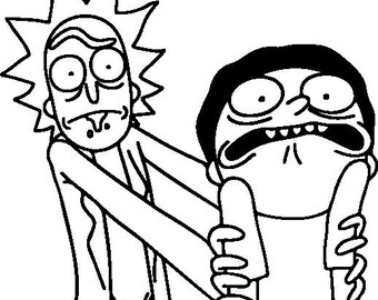 Rick and Morty Decal