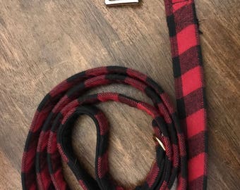 Buffalo Check Flannel Leash
