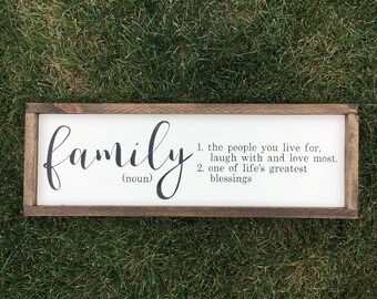 Family signs | Etsy