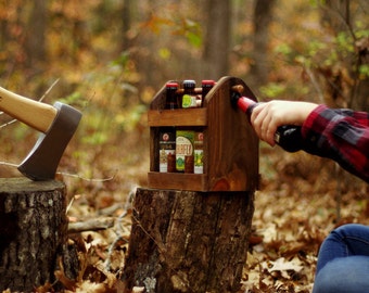 Best Man Gift -Beer Carrier - Beer Carton - Beer Caddy - Boyfriend Gift- Husband Gift- Groomsmen Gift