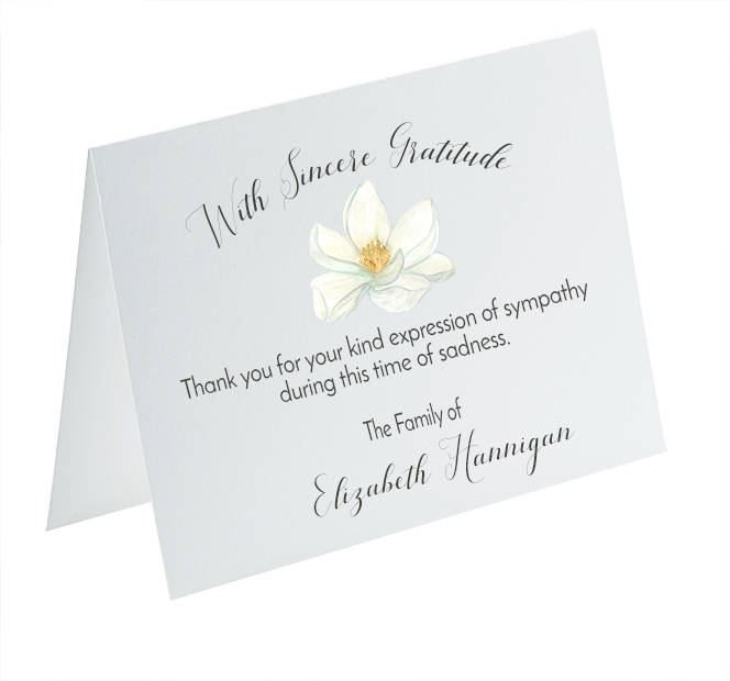 funeral thank you cards sympathy acknowledgement cards thank you funeral