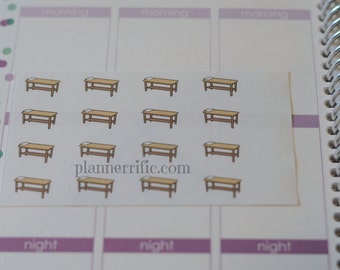 16 massage table Stickers Perfect for planners like Erin Condren, Plum Paper, Filofax, Limelife and more #27