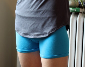 bamboo jersey short shorts / bamboo shorts / yoga shorts / made to order / by replicca / size S to XL / your choice of colour