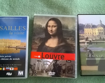 480) set of 3 DVDs from France