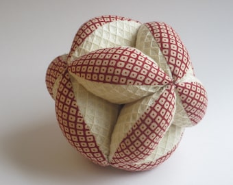 Baby's First Ball, Montessori Quilted Clutch Ball