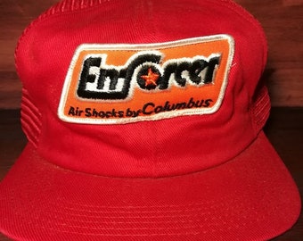 Vintage Enforcer Air shocks by Columbus snapback trucker hat