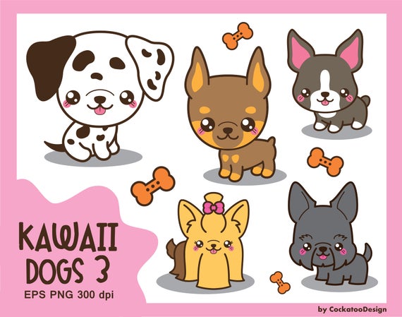 Download Kawaii dog clip art cute dog clip art dog breeds clip art