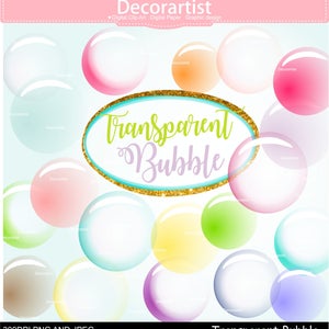 ON SALE Summer bubble clipart, bubble printable clipart, transparent bubble clipart, bubbles clipart , scrapbooking, paper party kids
