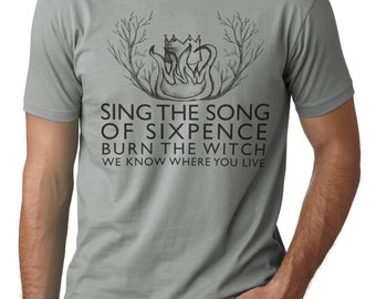 Burn the Witch shirt - Radiohead inspired t shirt - Radiohead shirt - Indie rock shirt