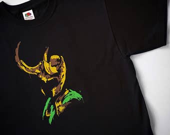 Villains: Loki Graffiti T Shirt