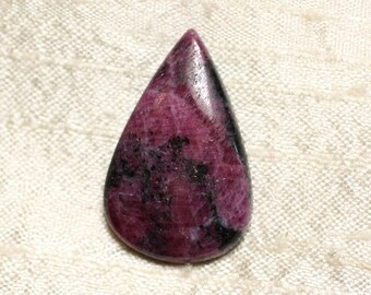 Cabochon stone - Ruby-Zoisite drop 35x22mm N5 - 4558550081155