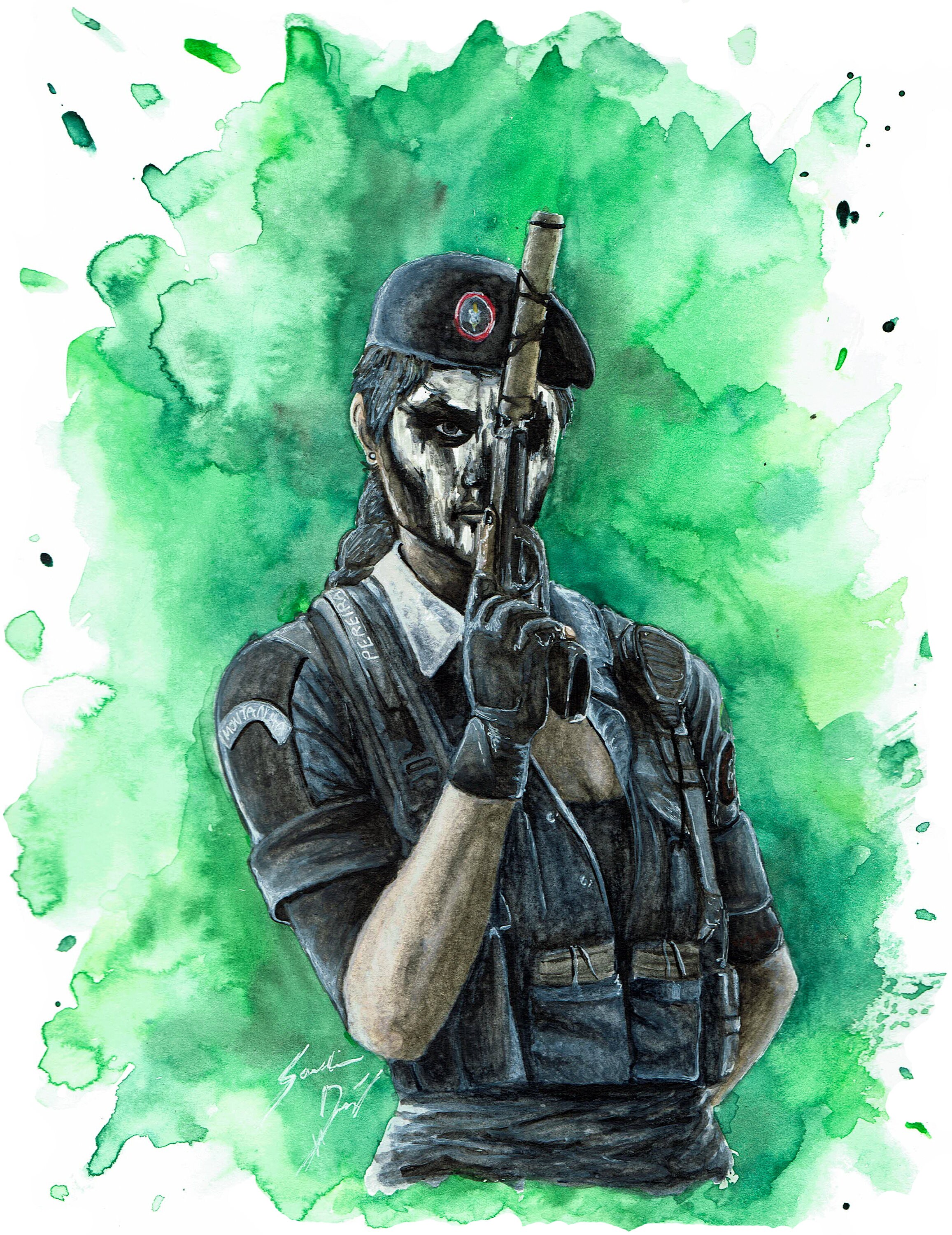 rainbow six siege caveira figure