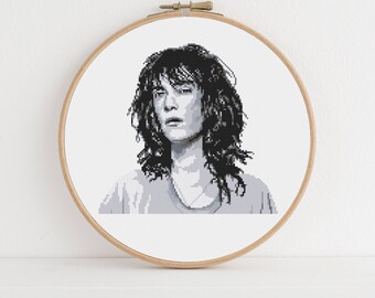 Patti Smith Counted Cross Stitch Pattern: Digital Download