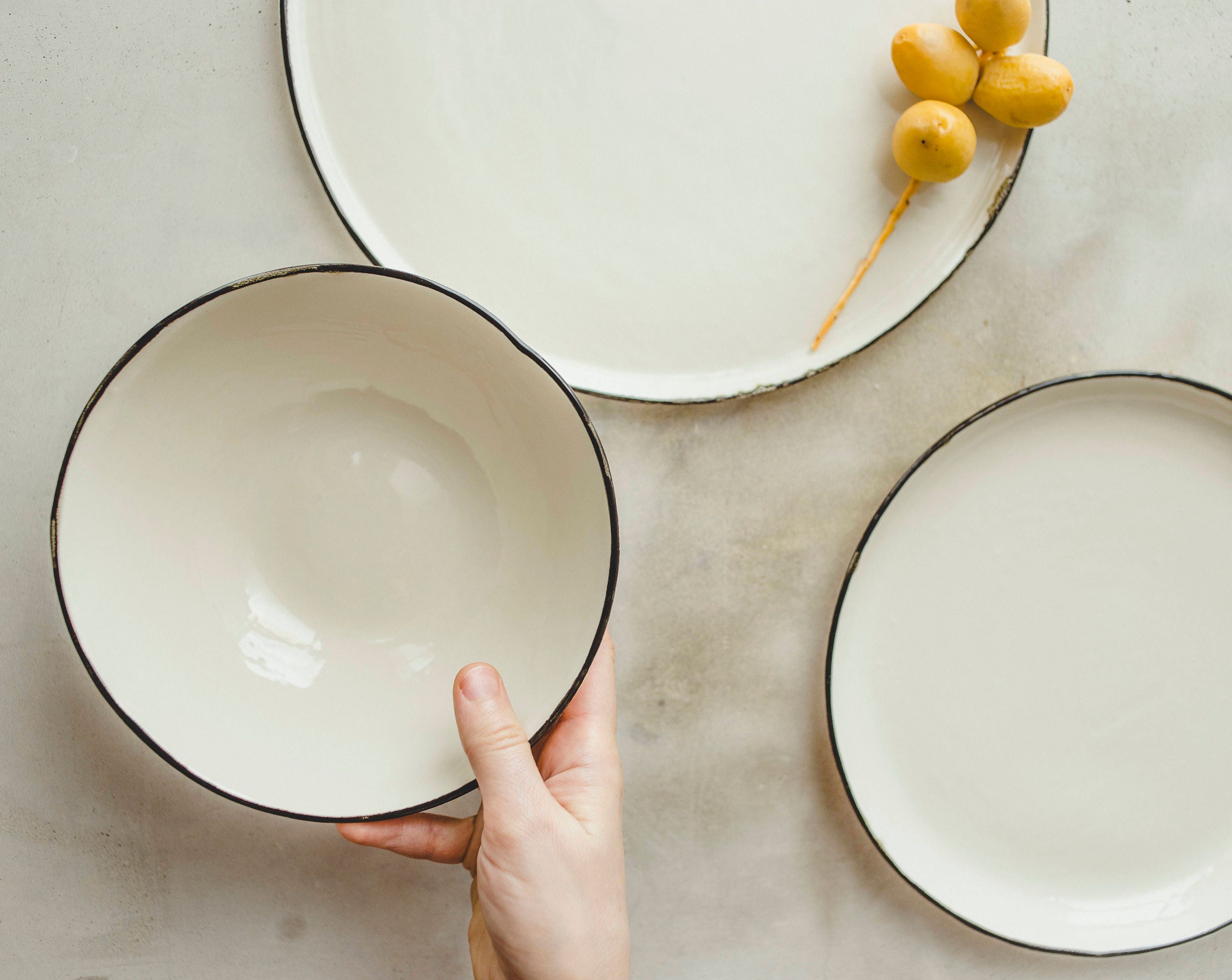 Ceramic Plate Ceramic Bowl Porcelain Bowl Dinner Plates