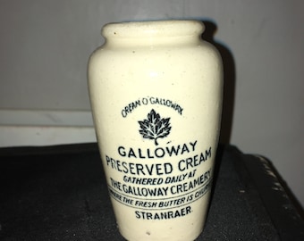 galloway cream pot mint condition