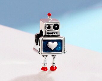 pandora robot girl charm pandora robot girl charm