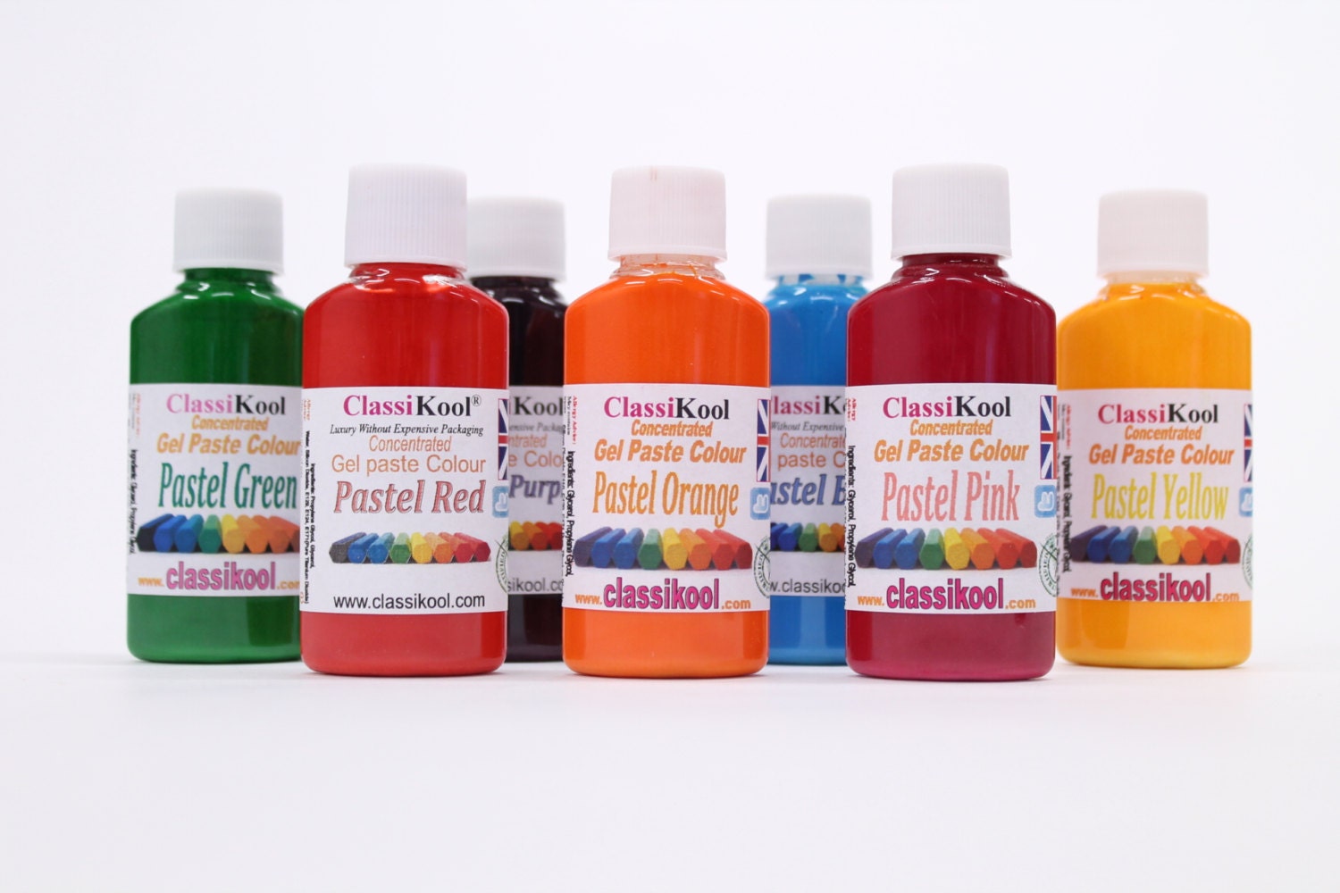 Classikool 30ml Pots of Pastel Food Colouring Paste - 7 Colour ... Classikool 30ml Pots of Pastel Food Colouring Paste - 7 Colour ...