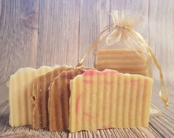 Goat Milk Soap Samples, Guest Soap, Travel Soap, Soap Sampler