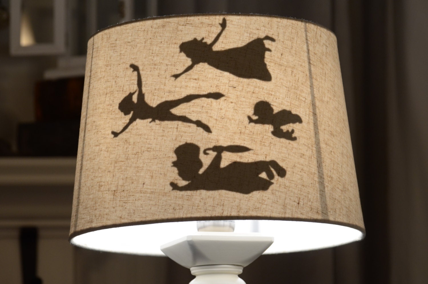 Peter Pan's flight shadow lamp shade fairytale princess