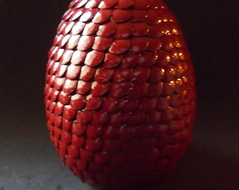 CLEARANCE: Large Maroon Dragon Egg
