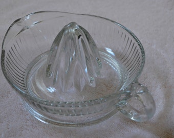 Clear Glass Juice Reamer