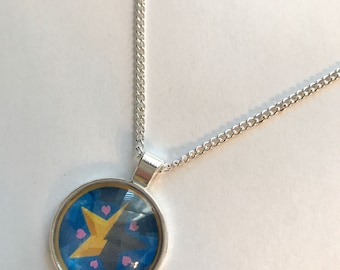 Star vs the Forces of Evil Star Butterfly Wand Inspired Fan-Made Necklace