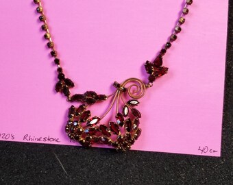 1920's rhinestone necklace