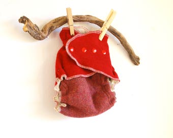 Wool Diaper, upcycled wool diaper cover, nappy cover, wool cover