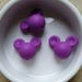 Mickey Silicone dark purple Pearl