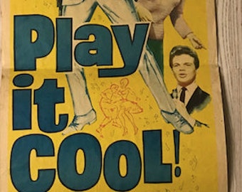 Original Play It Cool Movie Poster - Billy Fury, Bobby Vee, Helen Shapiro