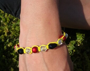 Multi colored crystal bracelet