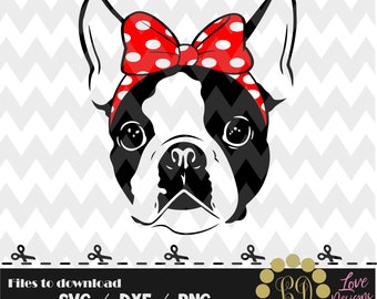 Boston Terrier svg,png,dxf,cricut,silhouette,jersey,shirt,proud,birthday,invitation,disney,monogram,girl,queen,dog,bow,pearls,mom,farm