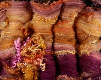 Regal Wild Card Bling Batt for spinning and felting - 4.1 ounces, batt, art batt
