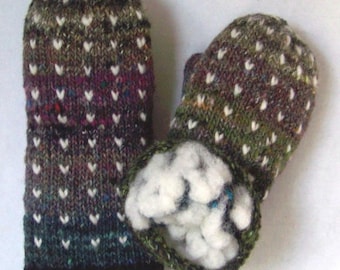 Thrummed Mittens, Lady's Medium/Small