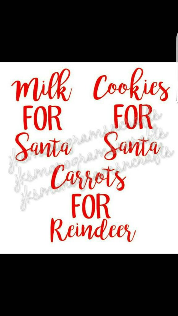 Download Christmas Eve SVG cut files set of 3 Santa Cookies Santa