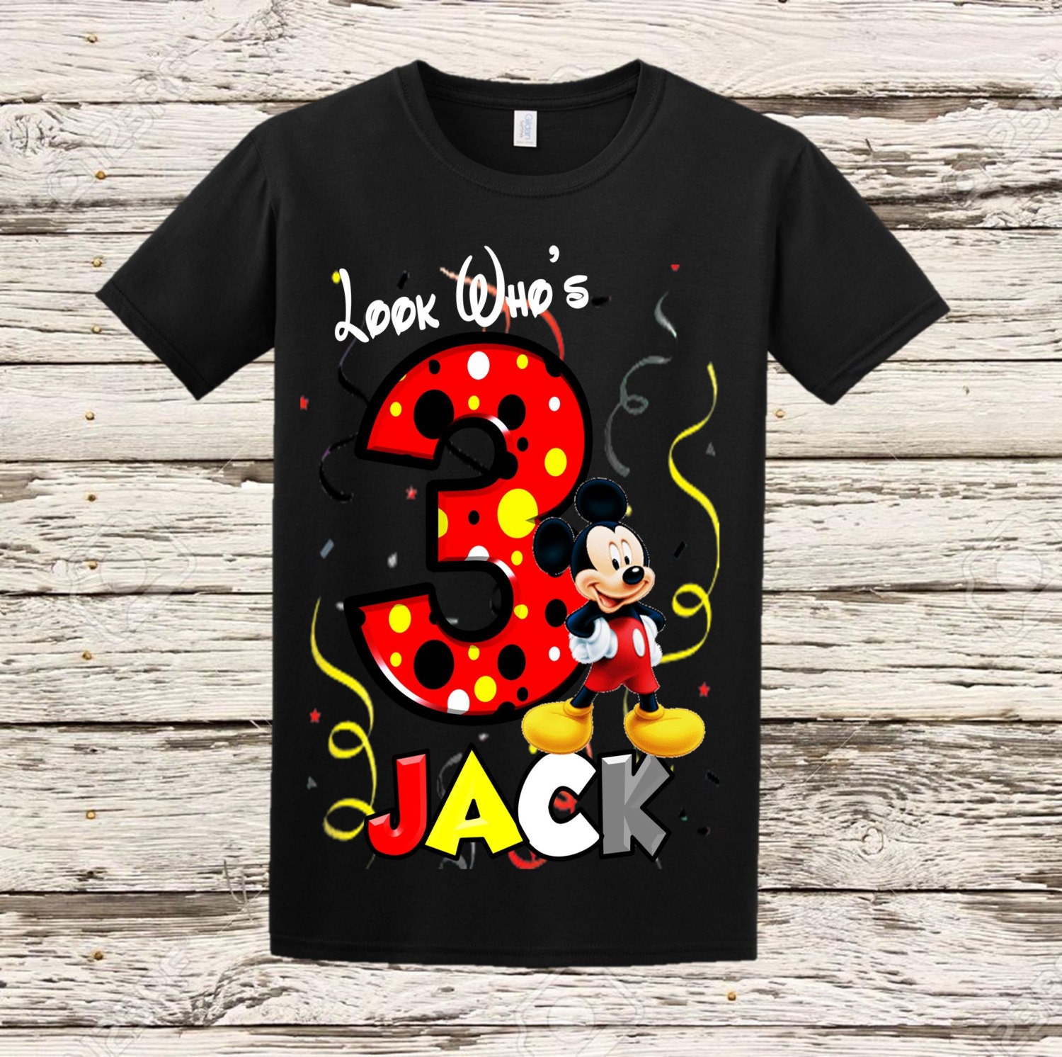 mickey mouse bday shirts