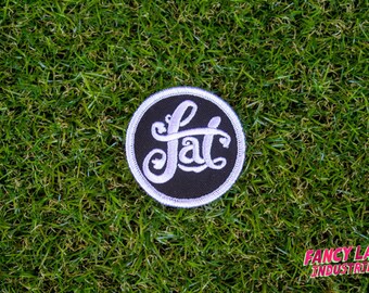 Fat - Girth Guides patch for fat activists, Fat Activism, Fat Acceptance, Fat Liberation, Body Positive