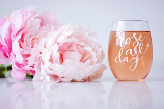 Rosé All Day Stemless Wine Glass 