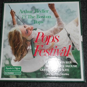 Vintage Reader's Digest 10 Record Box Set-Arthur Fiedler & The Boston Pops-Pops Festival