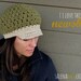PDF Crochet Pattern - I Love This Newsboy Hat, Child, Teen, Adult, Toddler, Easy, Slouchy
