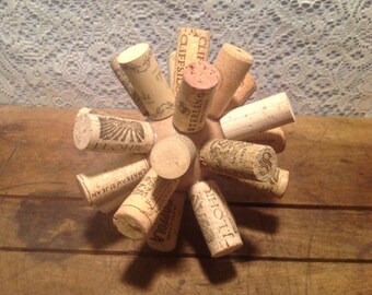 Wine Cork Ball Decor