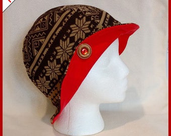 Gayla ~ Handcrafted from recycled clothing, Cloche, Flapper Style, Chemo Hats