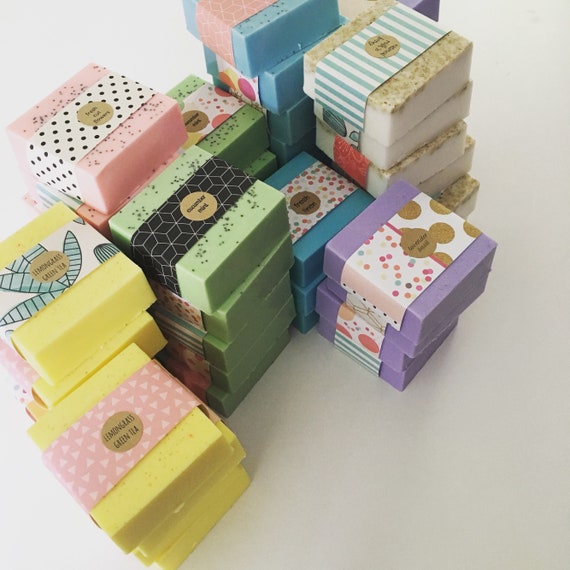 Free shipping soap set of 6 soap bars