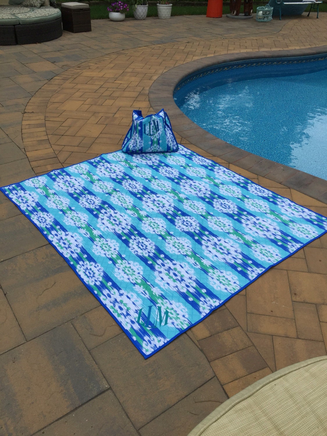 Beach Bag Beach Towel Beach Blanket Set or Individual item