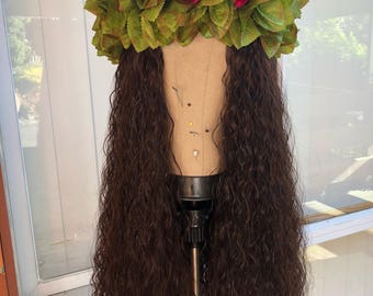 Moana wig- Dark Brown