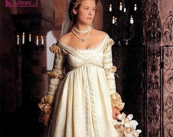Simplicity The Ever After Dress Pattern Renaissance Wedding Gown Costume Pattern Misses Size 10 12 14 UNCUT