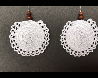 Crochet earrings dangle and drop