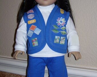 18 Inch Doll Clothes - Daisy Girl Scout Uniform