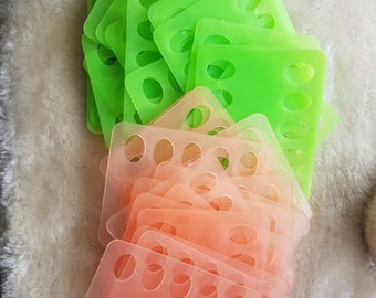 Plastic 10 hole Floss Organizer